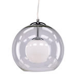 Paris Prix Lampe Suspension Design  Roche  25cm Transparent