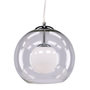 Voir la diapositive 1 : Paris Prix Lampe Suspension Design  Roche  25cm Transparent