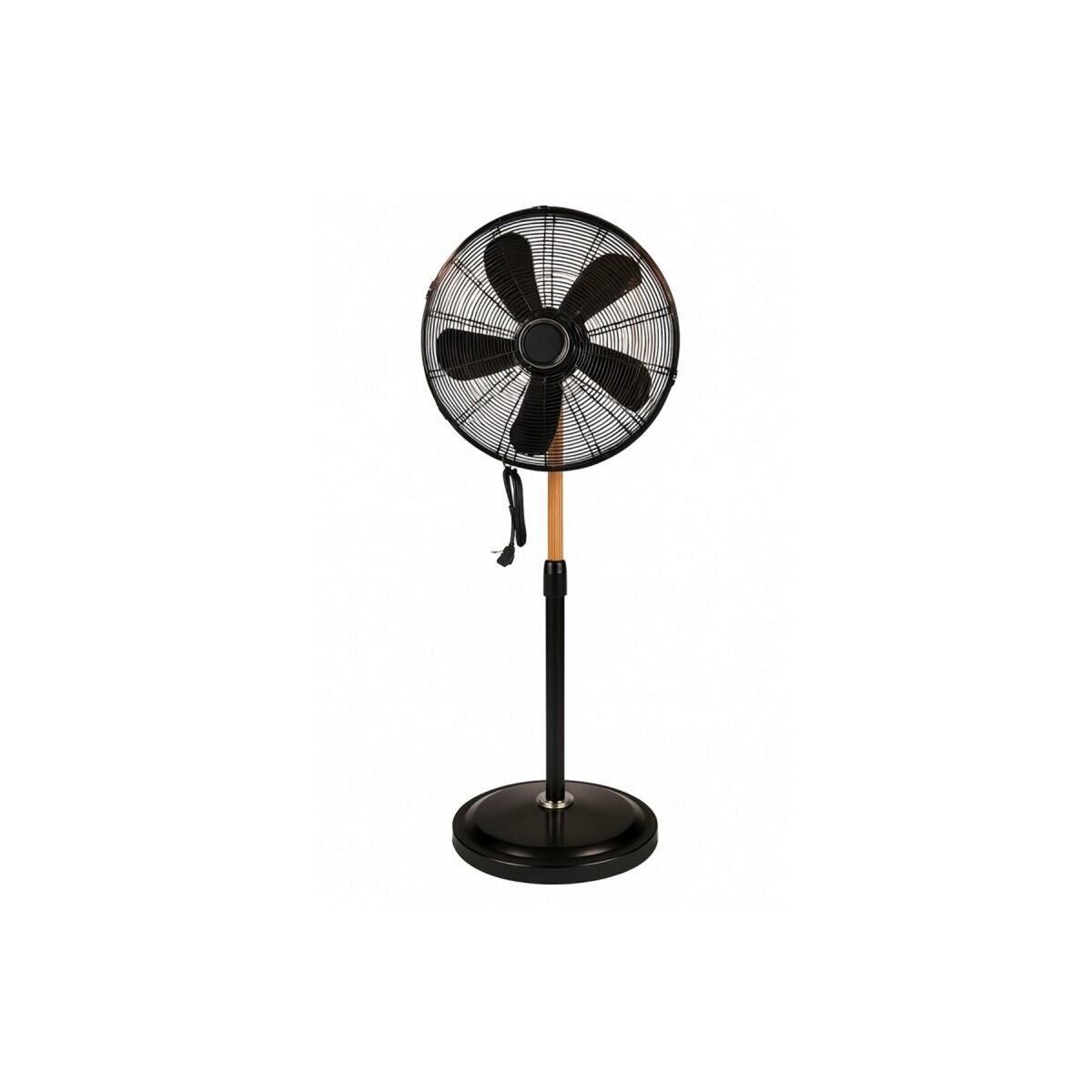 NIKLAS Ventilateur sur Pied 60W sur Mat en Bois réglable - Ventilateur Portable 3 Vitesses NIKLAS