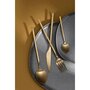 Voir la diapositive 3 : Paris Prix Ménagère 24 Pièces en Inox  Irvin Mat  27cm Or