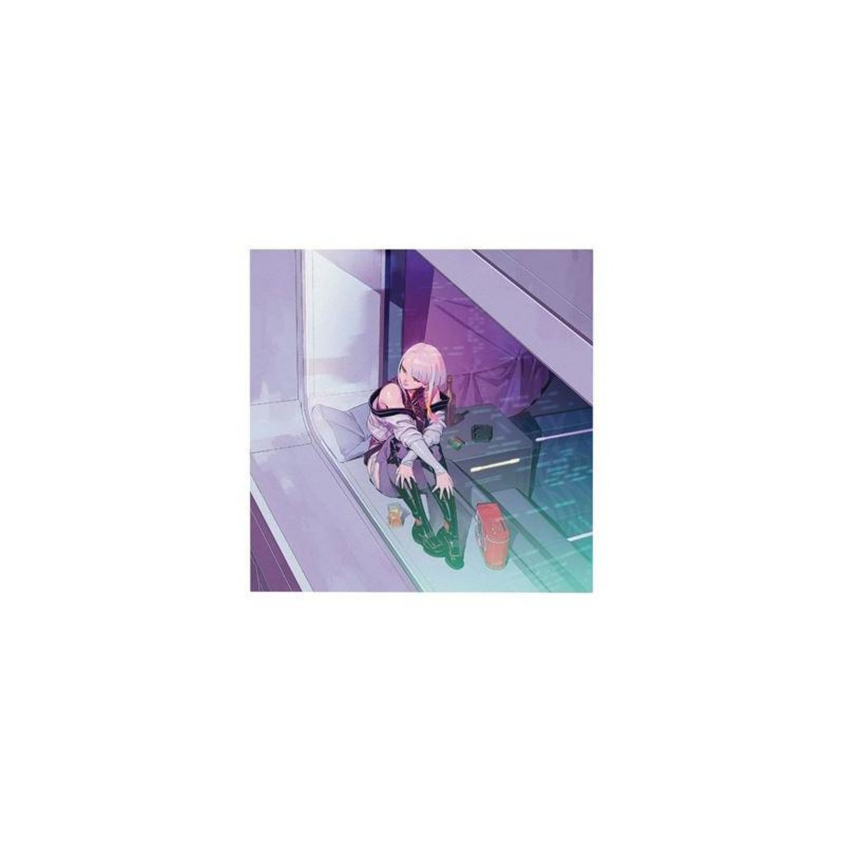 Cyberpunk Edgerunners (Original Series Soundtrack) Vinyle Violet Transparent Marbré