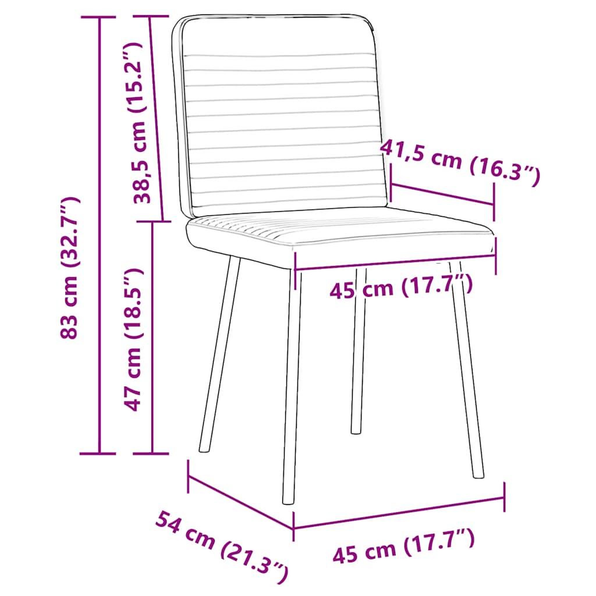 Voir la diapositive 6 : VIDAXL Chaises a manger lot de 6 gris fonce velours