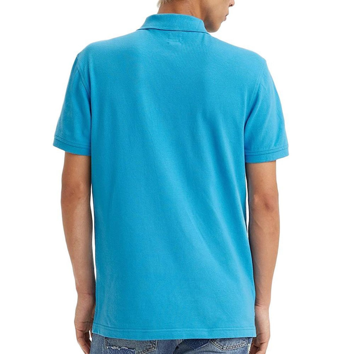 Levi's Polo Bleu Homme Levis Housemark