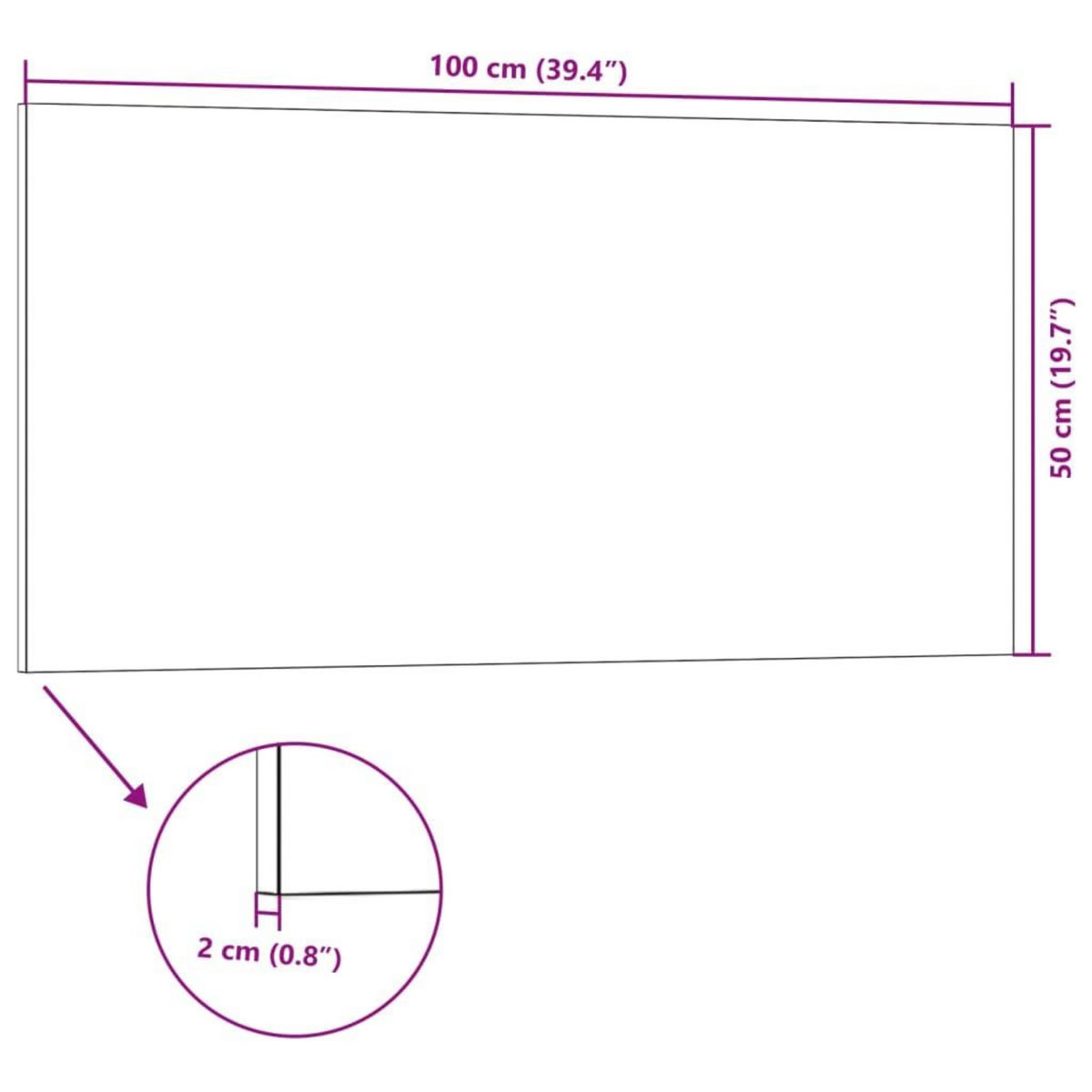 VIDAXL Panneaux muraux 3D 10 pcs marron fonce 100x50 cm EPS