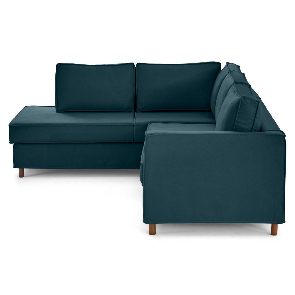 LISA DESIGN Jake - canapé déhoussable d'angle gauche 5 places en tissu