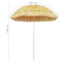 Voir la diapositive 5 : VIDAXL Parasol de plage Naturel 180 cm Style hawaïen