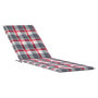Voir la diapositive 2 : VIDAXL Coussin de chaise de terrasse carreaux rouge (75+105)x50x4 cm