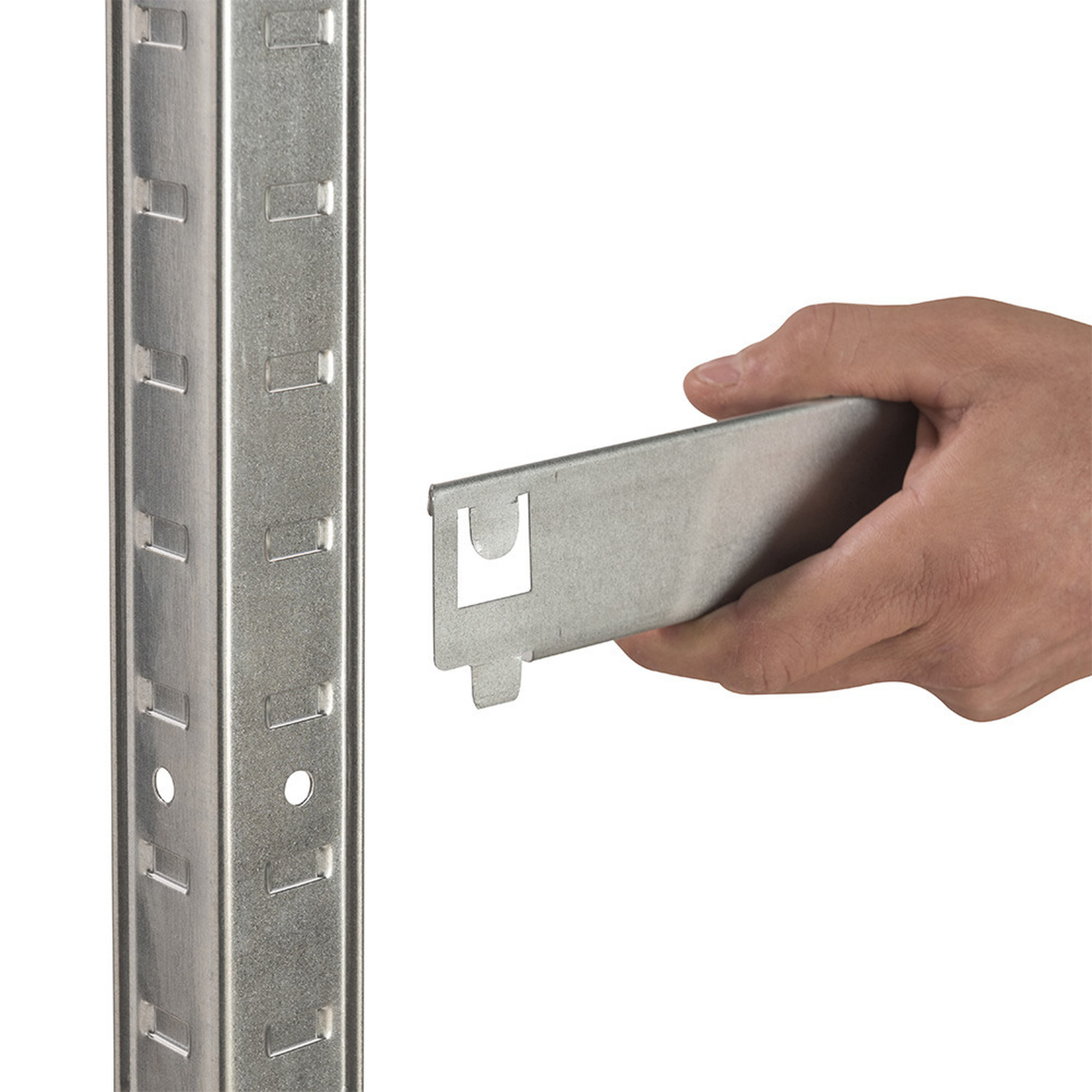 Voir la diapositive 3 : AVASCO Établi acier Strong Work 5 tablettes - 186x100x60/30 cm