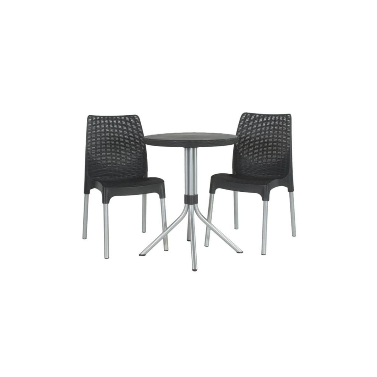 Keter Keter Jeu de bistro Chelsea Graphite 223562
