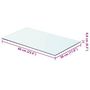Voir la diapositive 4 : VIDAXL Panneaux d'etagere 2 pcs Verre Transparent 60 x 30 cm