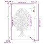 Voir la diapositive 6 : VIDAXL Portail de jardin 105x155 cm acier corten conception de l'arbre