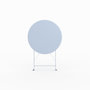 Voir la diapositive 6 : Rendez vous déco Table de jardin ronde et pliante en métal bleu pastel 2 personnes-Kayla