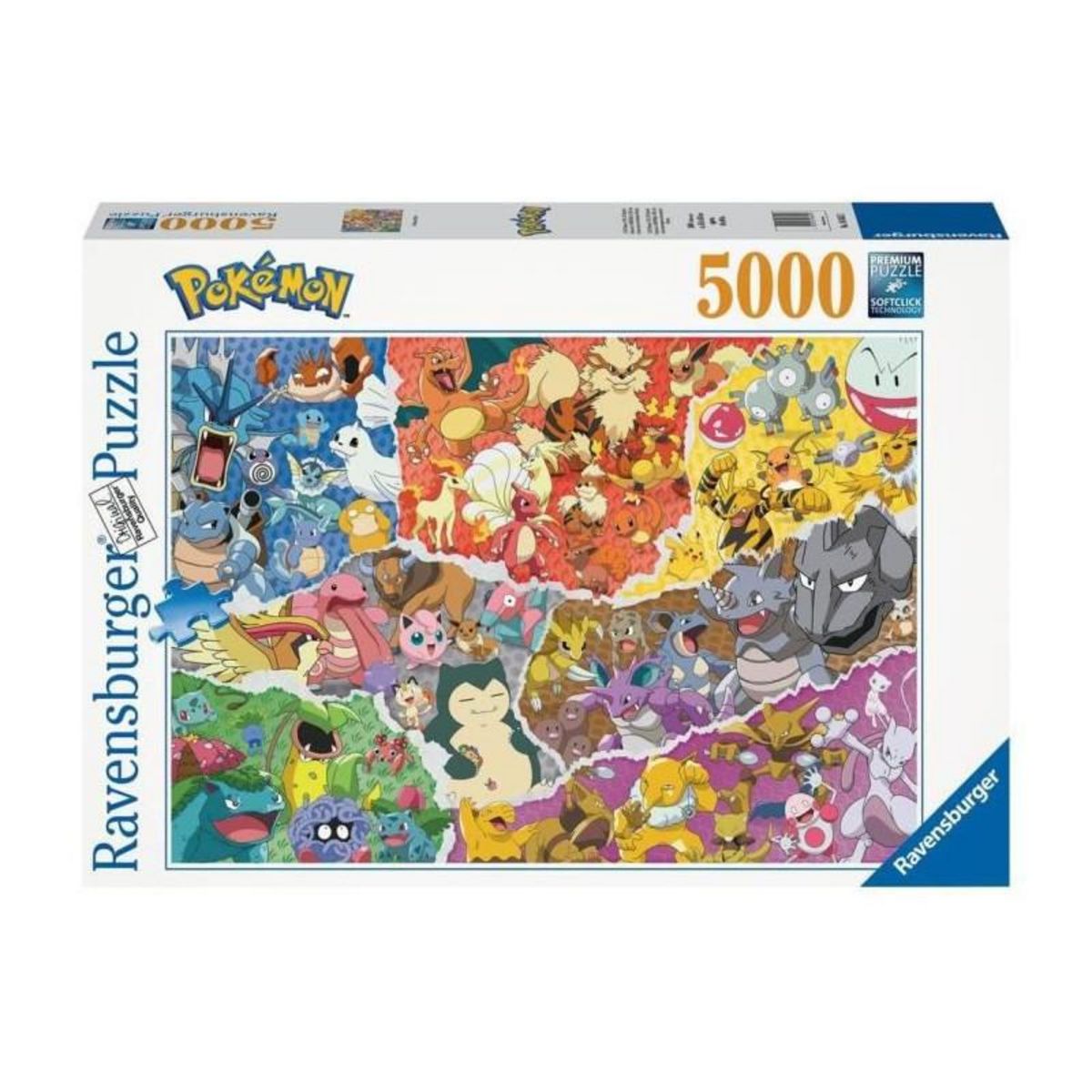 RAVENSBURGER POKEMON - Puzzle 5000 pieces - Pokemon Allstars - Ravensburger