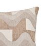Voir la diapositive 2 : ATMOSPHERA Coussin en Jacquard Chenillé  Floe  38x58cm Beige