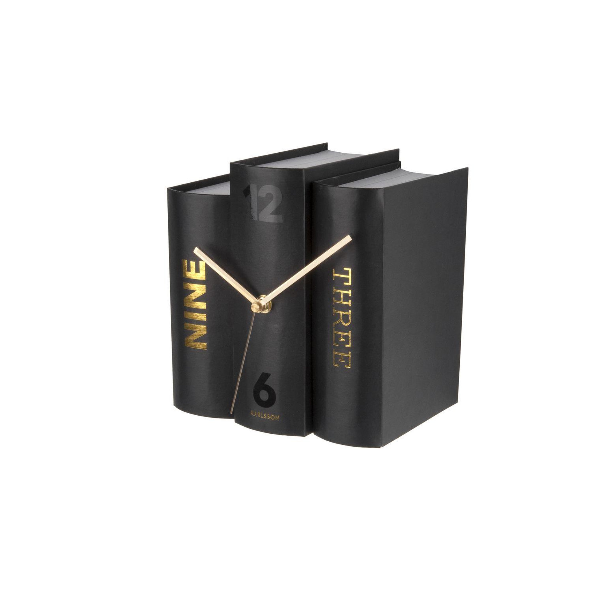 Voir la diapositive 3 : Karlsson Horloge à poser trompe-l'œil book