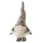 Paris Prix Statuette Déco  Père Noël qui Bouge  48cm Gris