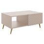 Voir la diapositive 3 : BEST MOBILIER Sorolla - table basse - 100 cm