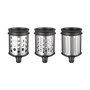 Voir la diapositive 1 : KitchenAid Set de cylindres à râper 5KSMEMVSC 3 CYLINDRES POUR 5KSMVSA