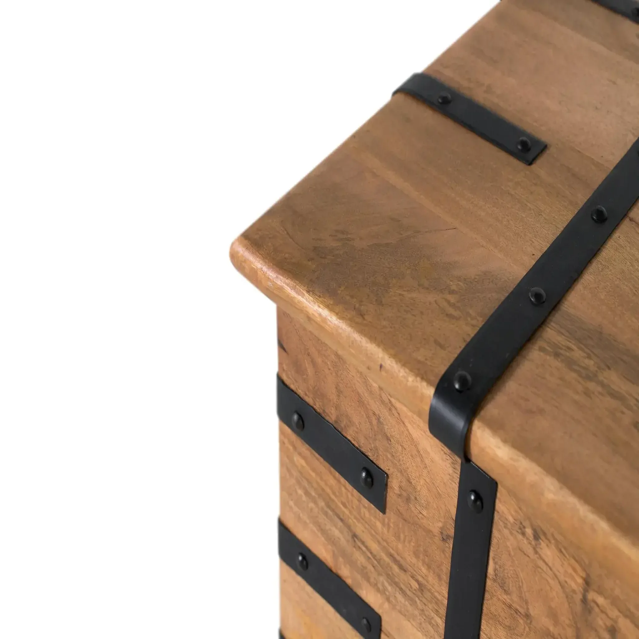Voir la diapositive 5 : GINER Y COLOMER SL Table basse en bois de manguier 120 cm style rustique moderne