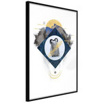 Paris Prix Affiche Murale Encadrée  Little Penguins. Coloris disponibles : Noir, Jaune