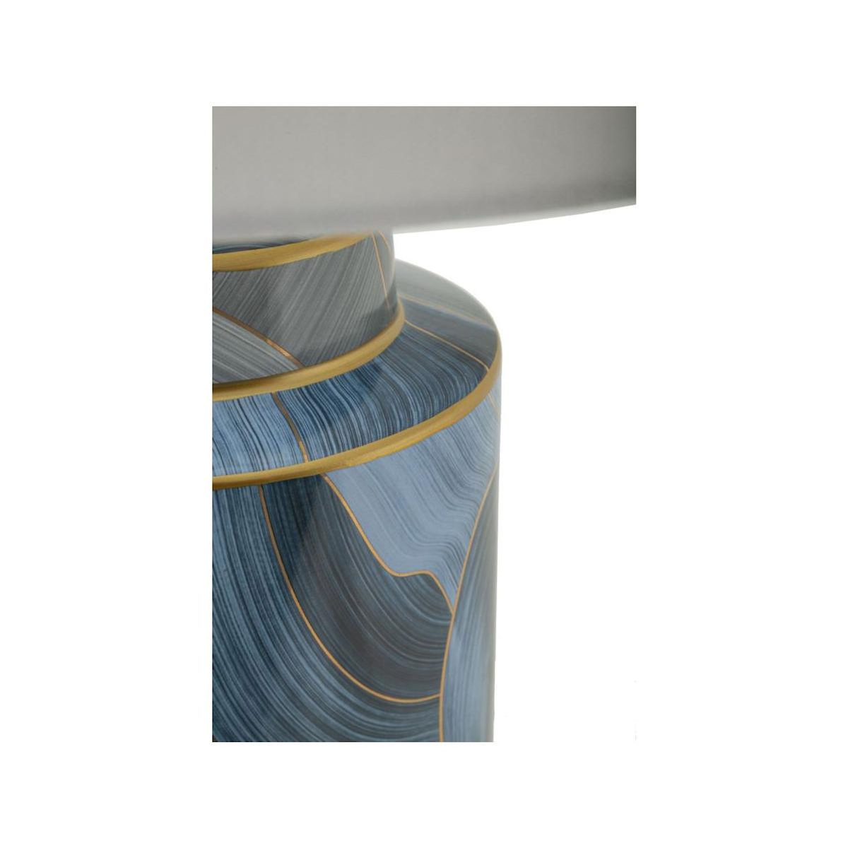 Paris Prix Lampe à Poser en Céramique  Elegant  64cm Bleu
