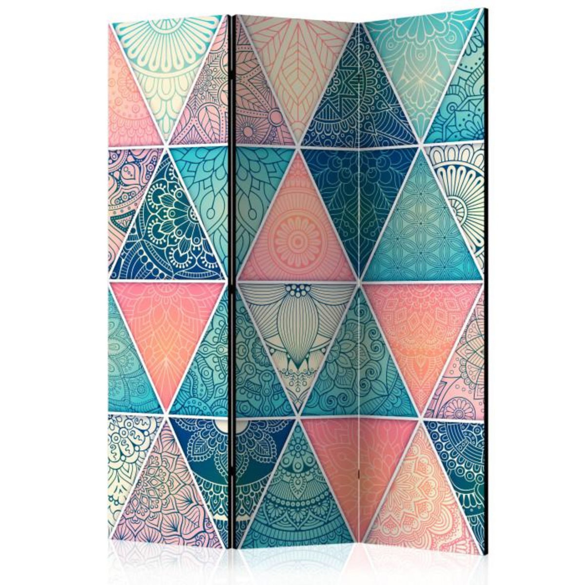 Paris Prix Paravent 3 Volets  Oriental Triangles  135x172cm