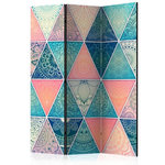 Paris Prix Paravent 3 Volets  Oriental Triangles  135x172cm