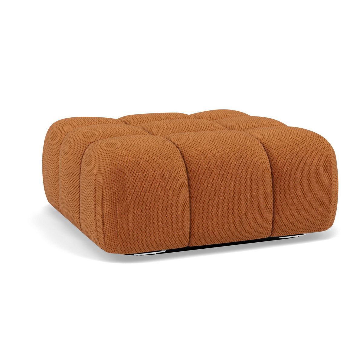 LISA DESIGN Ruby - pouf en velours texturé