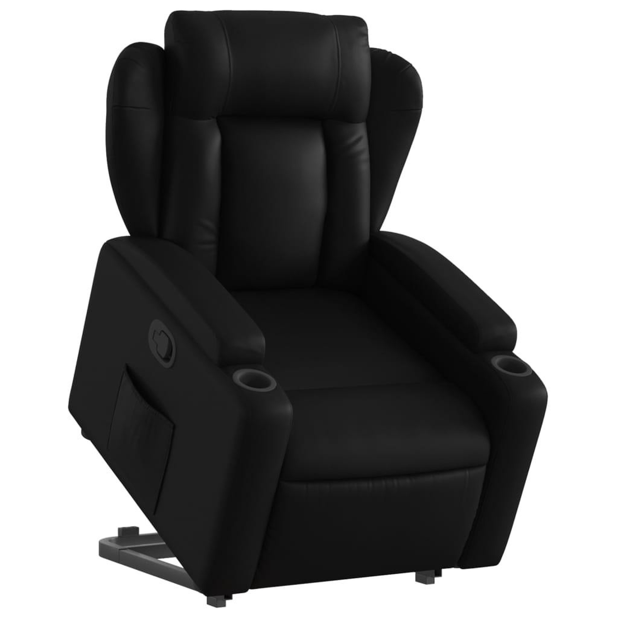 Voir la diapositive 3 : VIDAXL Fauteuil inclinable Noir Similicuir