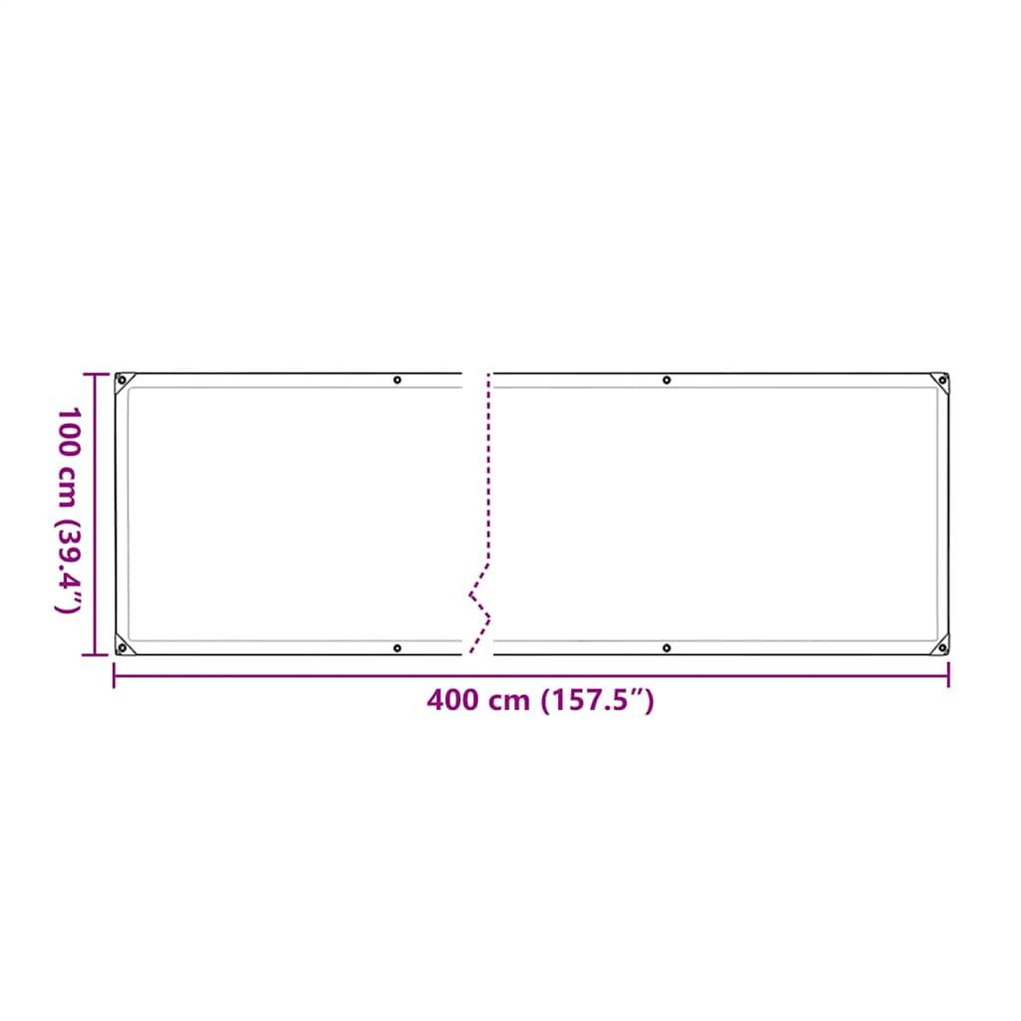 Voir la diapositive 6 : VIDAXL Housse de protection plantes avec œillets 1x4 m polyethylene