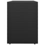 Voir la diapositive 5 : VIDAXL Armoire de rangement jardin Noir 100x55,5x80 cm Resine tressee