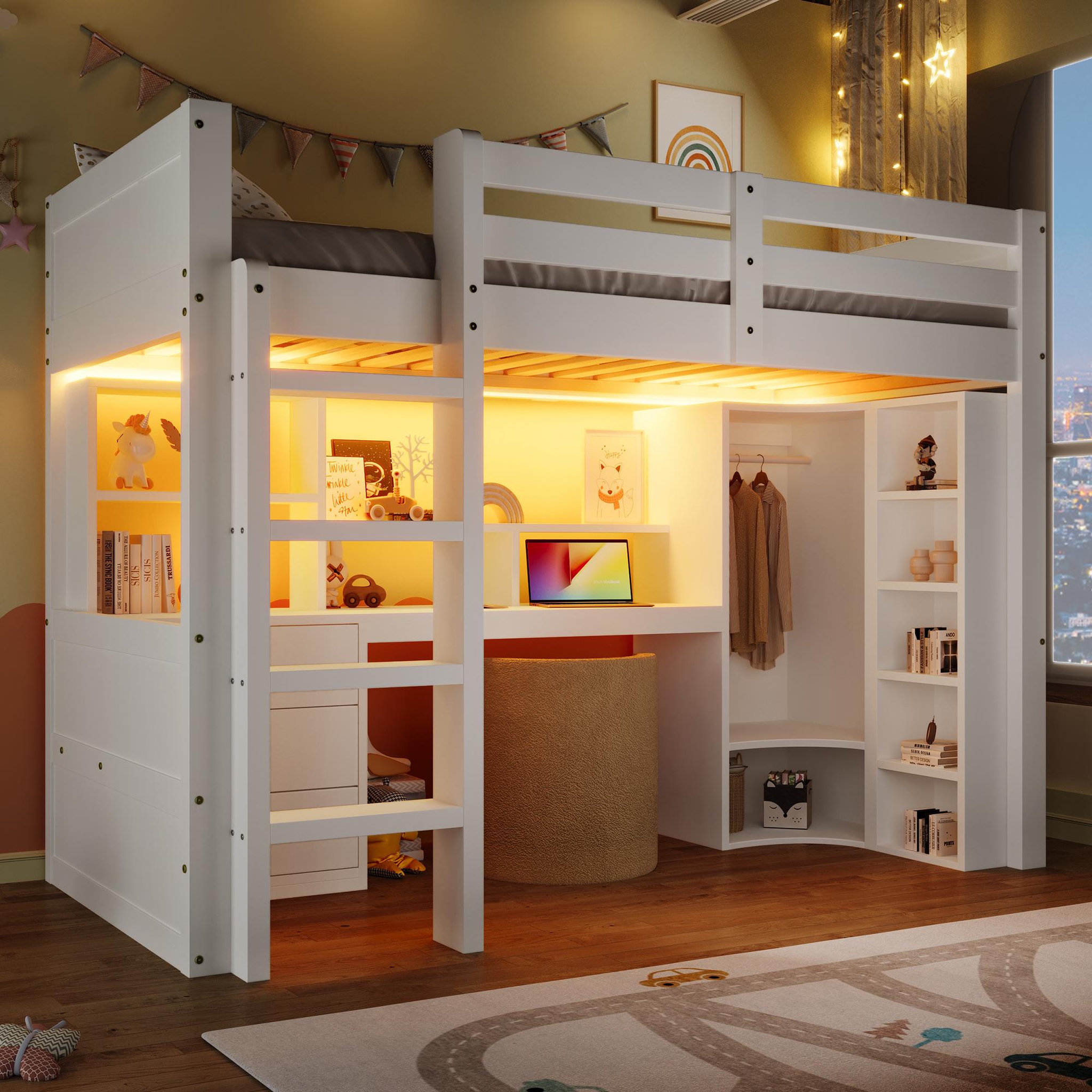 Voir la diapositive 4 : MERAX Lit mezzanine