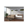 Voir la diapositive 5 : Paris Prix Buffet 3 Portes & 1 Niche  Farsta  115cm Chêne & Blanc