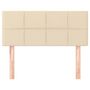 Voir la diapositive 3 : VIDAXL Tete de lit Creme 80x5x78/88 cm Tissu
