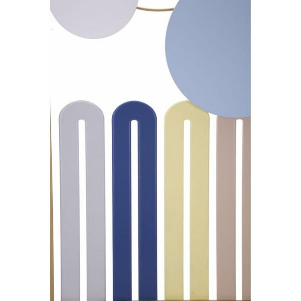 Paris Prix Décoration Murale Encadrée en Métal  Colorful  84cm Multicolore