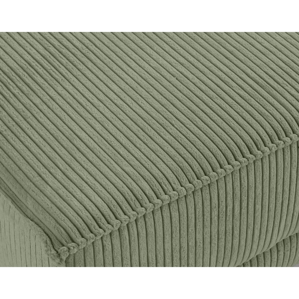 LISA DESIGN Charlie - pouf - pieds hauts - en velours côtelé