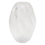 ATMOSPHERA Vase Design en Verre  Valma  27cm Transparent