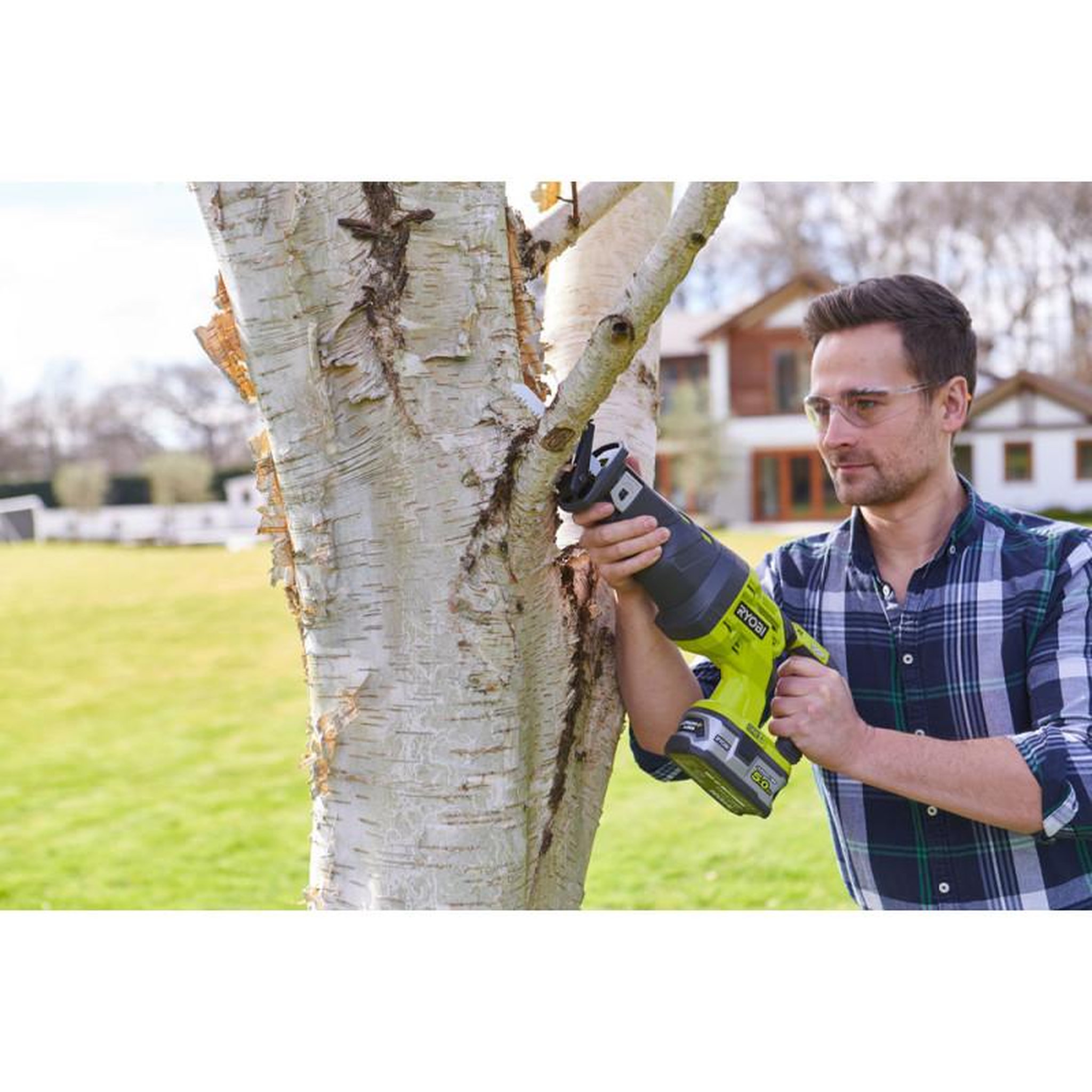 Voir la diapositive 4 : Ryobi Pack RYOBI Scie sabre 18V One+ R18RS-0 - Lot de 6 lames universelles - bois et métal 100/152mm - RA