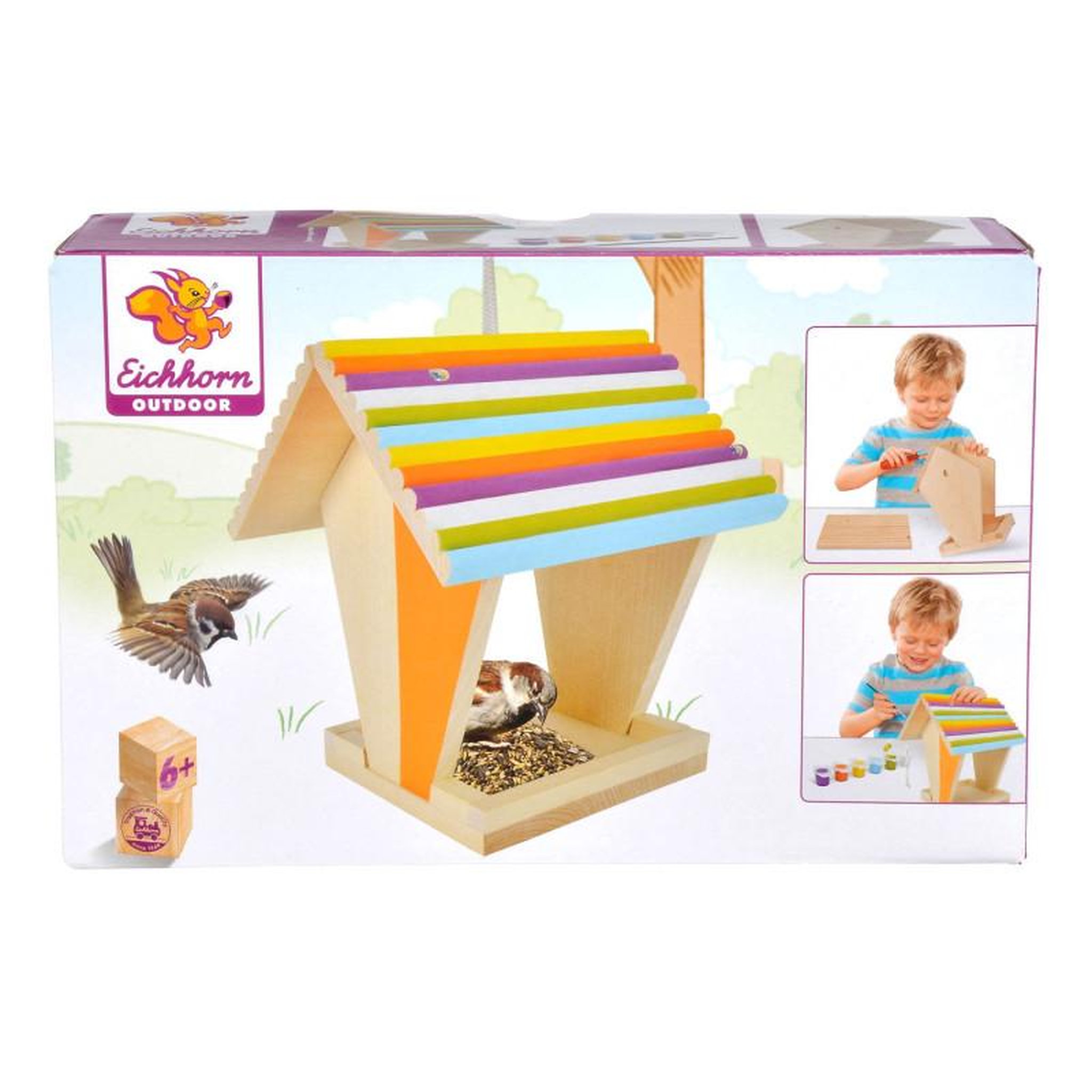 Voir la diapositive 2 : Eichhorn Eichhorn Outdoor Create your own Feeder House