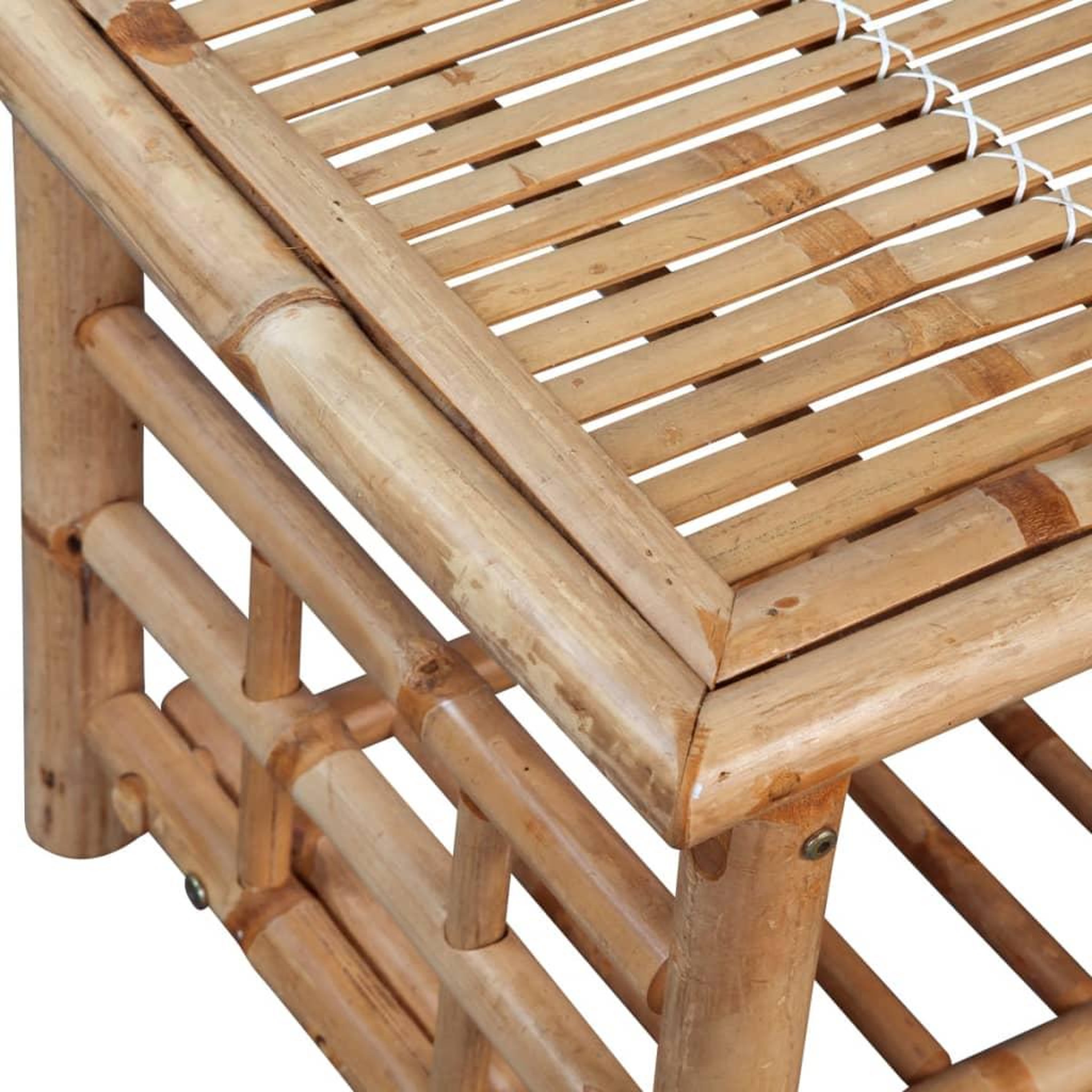 Voir la diapositive 3 : VIDAXL Table basse bambou 90x50x45 cm
