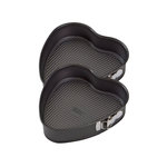 ZENKER Ensemble de 2 Moules à gâteau cœur avec charnière 27 x 25 cm Zenker Special Creative