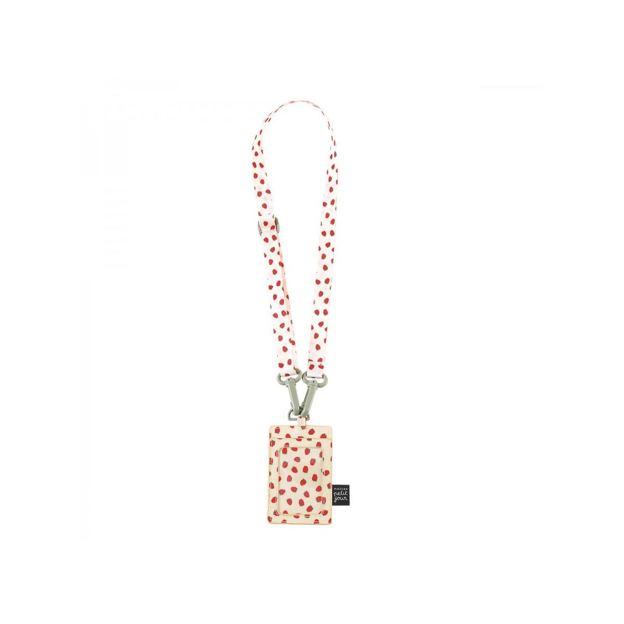 Petit Jour Etui carte complice les fraises