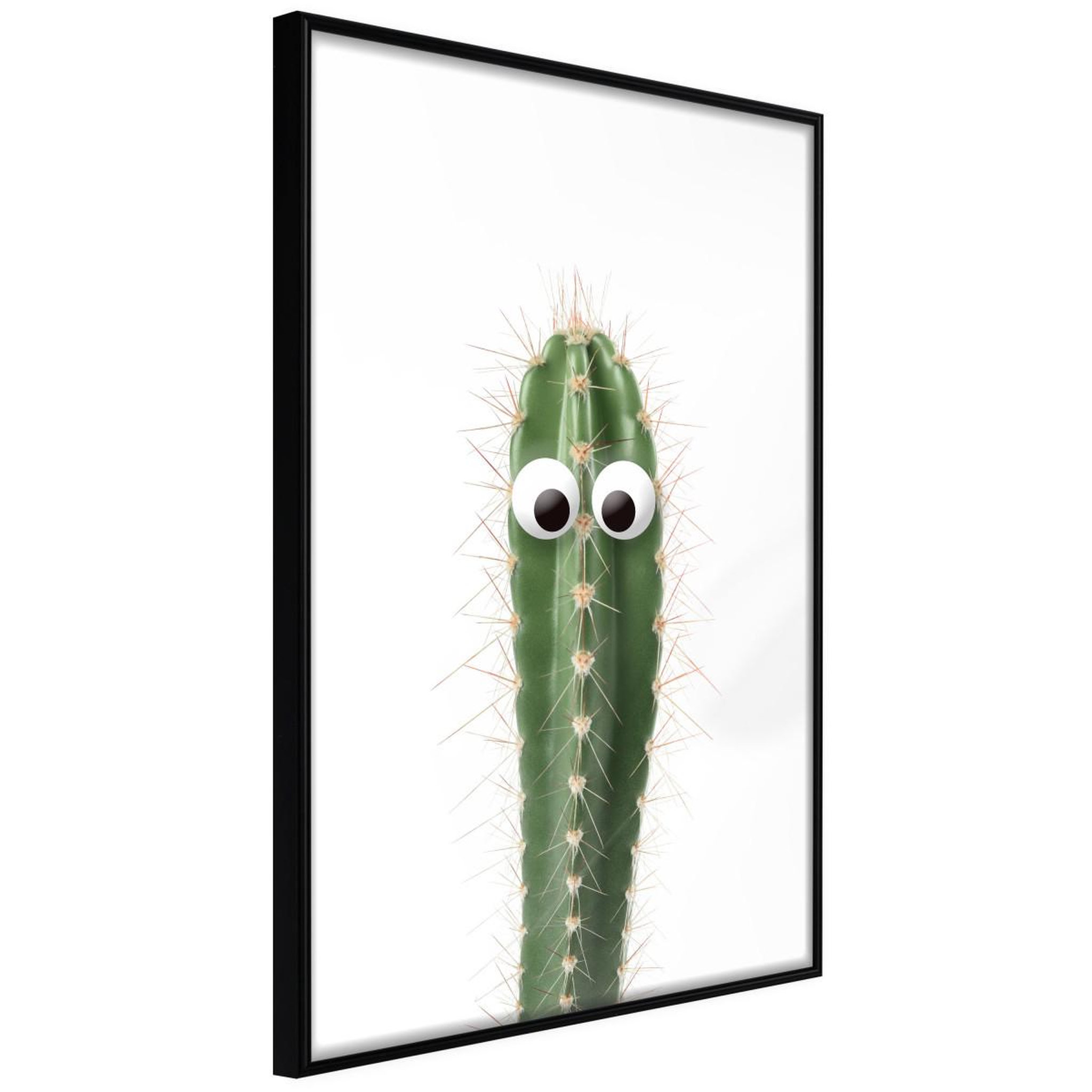 Paris Prix Affiche murale encadrée  funny cactus i. Coloris disponibles : Jaune, Noir