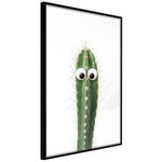 Paris Prix Affiche Murale Encadrée  Funny Cactus I. Coloris disponibles : Jaune, Noir