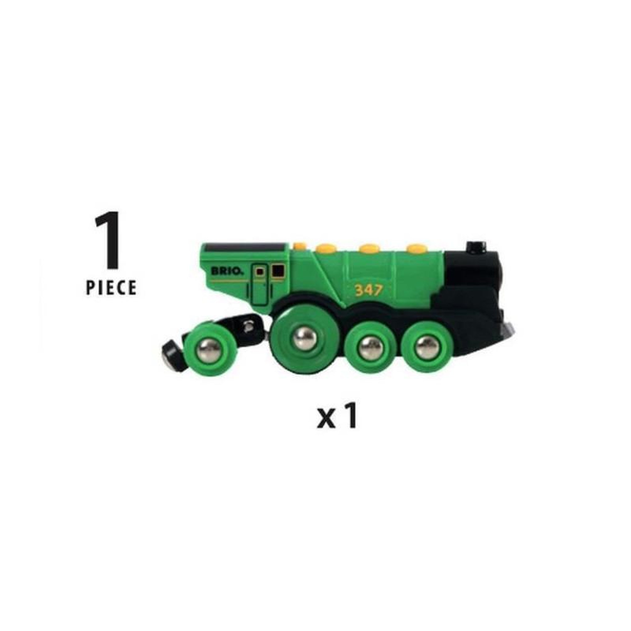 Voir la diapositive 5 : Brio 33593 Locomotive Verte Puissante a Piles