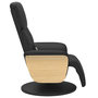 Voir la diapositive 5 : VIDAXL Fauteuil inclinable de massage repose-pieds noir similicuir