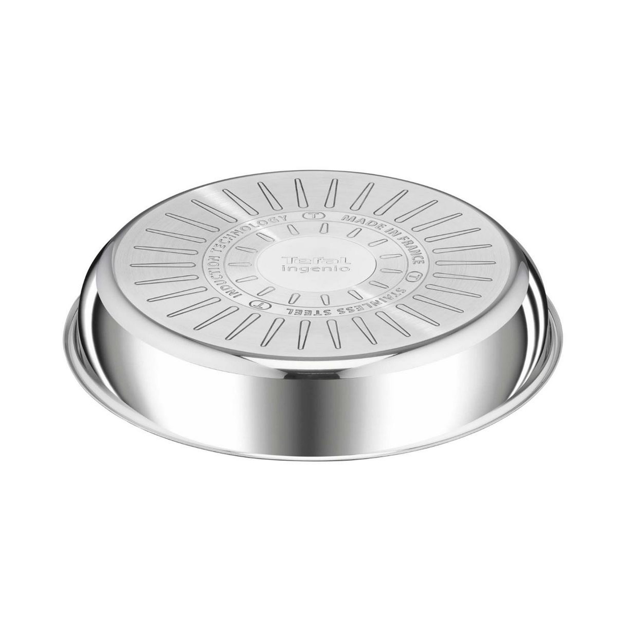 Voir la diapositive 4 : TEFAL Poêle acier inoxydable 22cm - l9730302