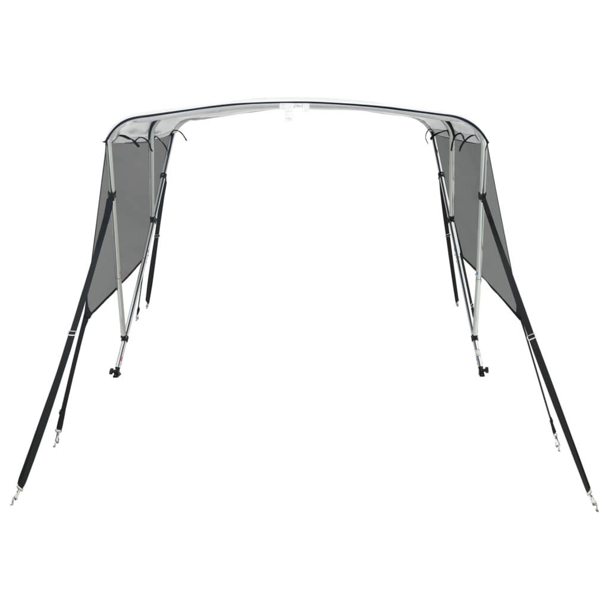 Voir la diapositive 4 : VIDAXL Toit bimini a 3 arceaux parois en maille 183x(170-182)x137 cm