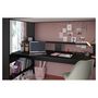 Voir la diapositive 5 : Lit mezzanine gaming à LED 90x200 cm avec bureau et rangement CONNECT