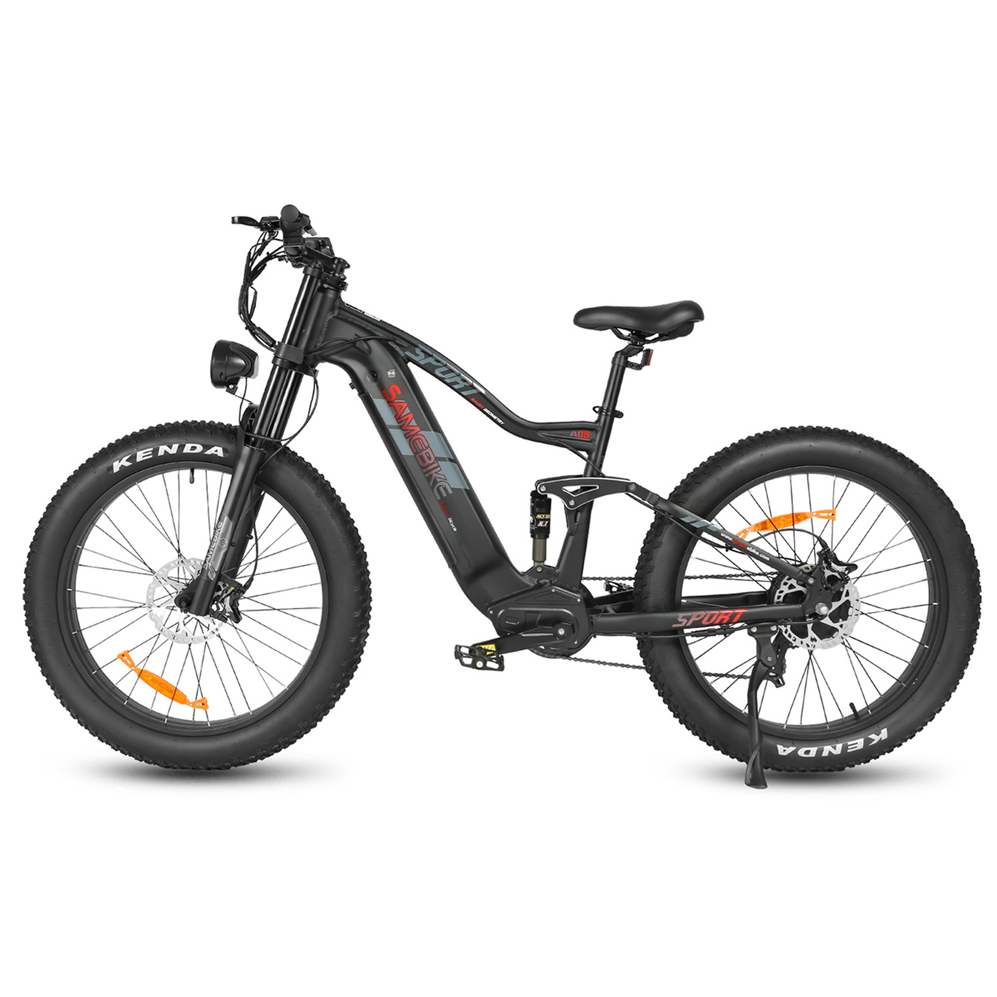 SAMEBIKE Vélo électrique tout terrain SAMEBIKE RSA08-II. Coloris disponibles : Noir